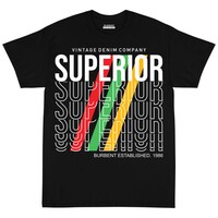 Burbent Men's Cotton Superior Vintage Premium Sports T-shirts, BUR807734, Black