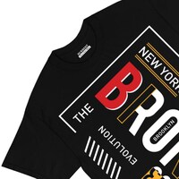 Burbent Men's Cotton New York Premium Sports T-shirts, BUR807780, Black