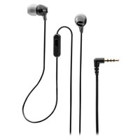 Sony Wired In-Ear Stereo Headphones with Mic, MDR-EX15AP, Black