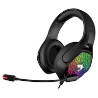 J-Ankka Gaming Headset with Mic and LED Light, Play Station 4, F6, Black
