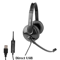 GBH 20HD Binaural Noise Cancellation Headset, Black & Grey