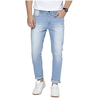Whaton Stylish Faded Slim Fit Men's Jeans, BSTWEB718493