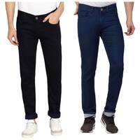 Whaton Fashionable Modern Slim and Skinny Men's Jeans, Pack of 2, BSTWEB718446