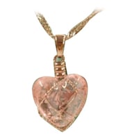 Picture of Rack Jack Women's Glow in the Dark, Crystal Heart Pendant, Free Size