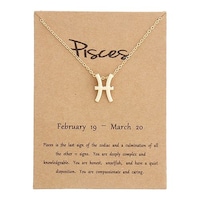 Picture of Rack Jack Women's Zodiac Pendant Constellation, Pisces, Silver, Freesize