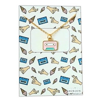 Picture of Rack Jack Women's Y2K Charm Pendant Gold Necklace, Casset, Freesize