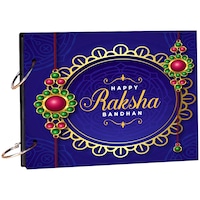 Picture of Creative Print Solution Happy Raksha Bandhan Theme Scrapbook, 8.5x6 Inches, Multicolour