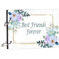 Picture of Creative Print Solution Best Friends Forever Theme Scrapbook, 8.5x6 Inches, Multicolour