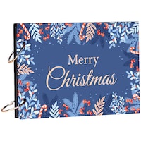 Creative Print Solution Merry Christmas Printed Scrapbook, 8.5x6 Inches, Multicolour