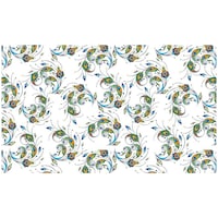Picture of BP Design Solution Peacock Leaf Design Wallpaper, 244x41 cm, Multicolour