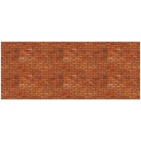 Creative Print Solution Brick Design Wallpaper, 244x41 cm, Brown