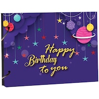 Picture of Creative Print Solution Birthday Printed Scrapbook, 8.5x6 Inches, Multicolour