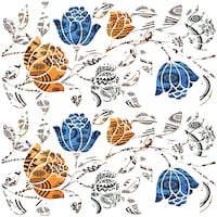 Picture of Creative Print Solution Floral Wallpaper, 244X41 cm, Multicolour