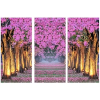 Picture of Creative Print Solution Tree Sun Board Painting Without Frame, CPS019, 24x36 Inches, Pink, Set of 3