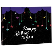 Picture of Creative Print Solution Happy Birthday To You Theme Scrapbook Kit, 8.5x6 Inches, Black & Blue