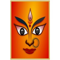 Creative Print Solution Maa Durga God Room Size Poster, 12x18 Inches, Multicolour