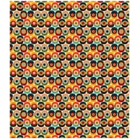 Picture of Creative Print Solution Circle Pattern Wallpaper, BPW245, 244X41 cm, Multicolour