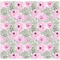 Creative Print Solution Flower Printed Wallpaper, 244x41 cm, Pink