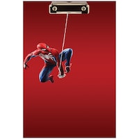 Creative Print Solution Spiderman Printed Clip Board, 14x9.5 Inches, Red & Blue