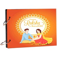 Picture of Creative Print Solution Colourful Raksha Bandhan Theme Scrapbook, 8.5x6 Inches, Multicolour