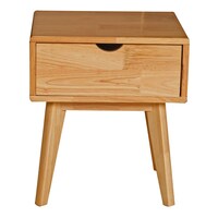 Gmax Bedside Table With Single Layer Drawer, Wooden