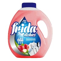 Picture of Frida Concentrated Dishwashing Liquid, Red Apple, 4kg - Carton of 4 Pcs