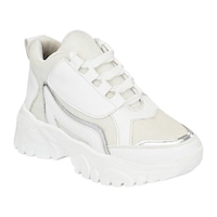 Picture of Women's Solid Trendy Casual Shoes, AF0932438, White