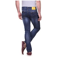 Picture of FEVER Faded Whisker Slim Fit Men's Jeans, 211634-1