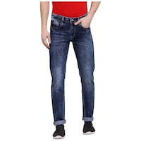 Picture of FEVER Slim Fit Men's Jeans, 211758-1, Dark Blue