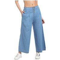 Picture of Vardaans Women's Cotton Denim Palazzos, XS to 3XL, Pack of 30