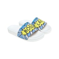 Picture of Hasten Women's Alluring Lady Boss Printed Sliders, HS0933116