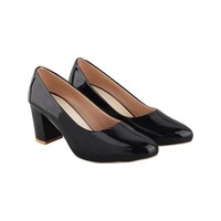 Picture of Women's Solid Syntethic Leather Heels, AF0932485