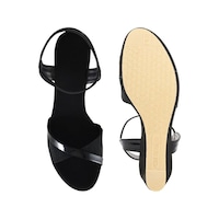 Picture of Women's Trendy Solid Heels, AF0932532, Black