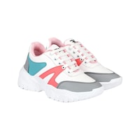 Picture of Women's Colourblocked Syntethic Leather Sneakers, AF0932767, Multicolour, Set of 2