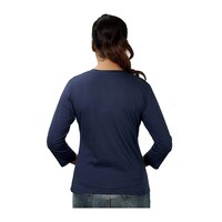 Picture of Angels Women's V-necked Solid T-shirt, ANG0932511