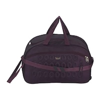 Picture of Trekker Polyester Soft Sided Travel Duffle, DFSD4PL20, Purple, 32 cm