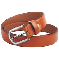 Debonair International Men Formal Genuine Leather Belt, DI934277, Brown