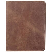 Debonair International Men Genuine Leather RFID 6 Slots Document Holder, DI934433, Brown