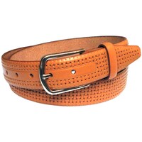 Picture of Craftwood Men's Formal Pattern Genuine Leather Buckle Belt, DI934215, Tan Brown