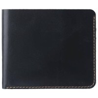 Debonair International Men Genuine Leather 6 Slots Wallet, DI934437, Black