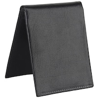 Debonair International Men Genuine Leather 6 Slots Wallet, DI934448, Black