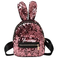 Picture of Craftwood Small Girls Sequins Detailed Backpack, DI934691, 15 L, Pink
