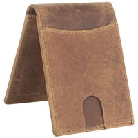 Debonair International Men Genuine Leather 3 Slots Wallet, DI934396, Brown