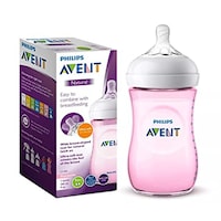 Picture of Philips Avent Natural 2.0 Pink Feeding Bottle, 240 G