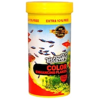 Taiyo Pluss Discovery Color Enhancing Flakes Fish Food, 110 gm