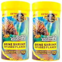 Picture of Taiyo Pluss Discovery Brine Shrimp Flakes Fish Food, 55 gm, Pack of 2