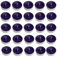 Picture of PIC Handford Lavender Scented Tea Light Candle, PNC808589, 38x15mm, Purple, Pack of 25