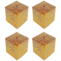 Picture of PIC Handford Sandalwood Amber Scented with Cube Candle, Pack of 4