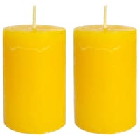 Picture of PIC Handford Sandalwood Amber Scented Pillar Candle, PNC808593, Pack of 2