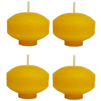 Picture of PIC Handmade Vanilla Scented Nugget Floating Candle, PNC808612, 1.5x2inch, Yellow, Pack of 4